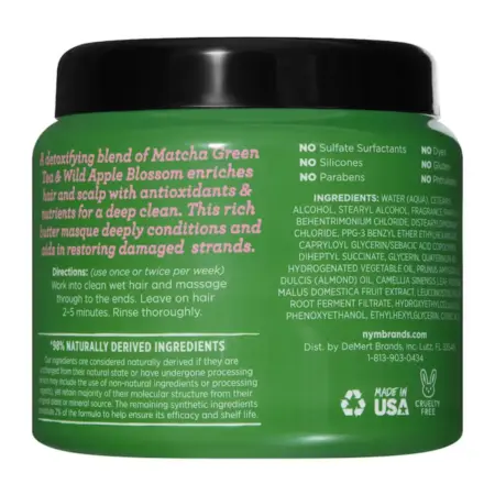 Not Your Mothers Matcha Green Tea and Wild Apple Blossom Mascarilla 238g - 1